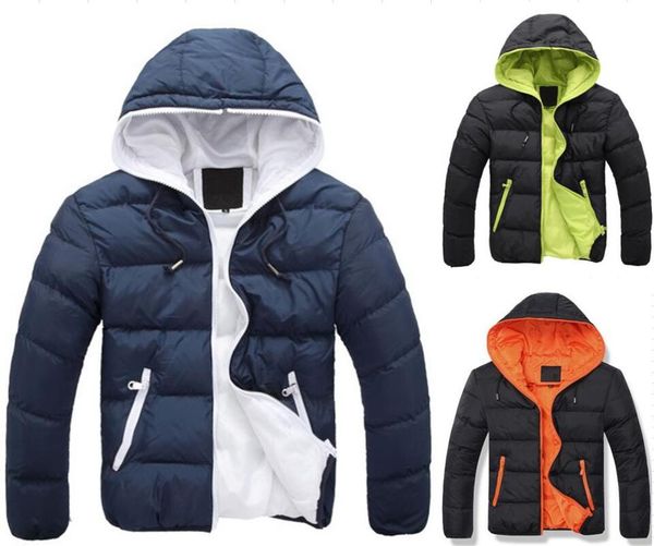 

winter down jacket men puffer jackets hooded thick coats mens women couples parka coat plus size outerwear bomber over2088035, Black