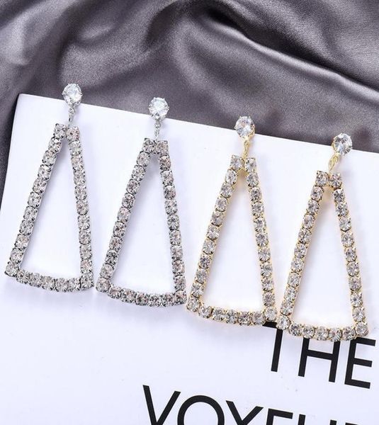 

japan and south korea new fashion temperament versatile earrings personality boast fashion geometric earrings whole jewelry8732683, Golden