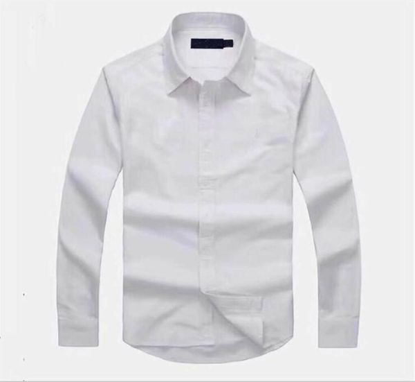 

oxfords casual men shirt famous trend tshirts embroidery quality business tshirts long sleeve dress shirt6314019, White;black