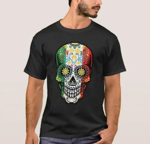 

abstract skull men039s 3d printed tshirt visual impact party punk gothic round neck american muscle short sle8691493, White;black