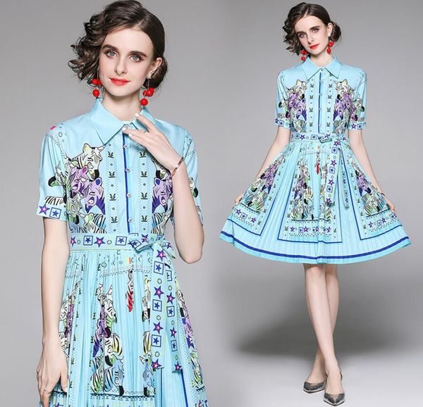 

drop spring summer fall runway vintage floral plaid print collar short sleeve empire waist women ladies casual party styli3860851, Black;gray