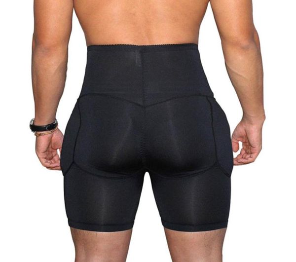 

men butt lifter padded underwear buttocks enhancer hip shaper boxer shorts ik884449766, Black;brown