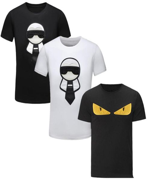 

simple ashion t shirts for men letter embroidery t shirt mens womens clothing short sleeved tshirt men tees8935416, Black;brown