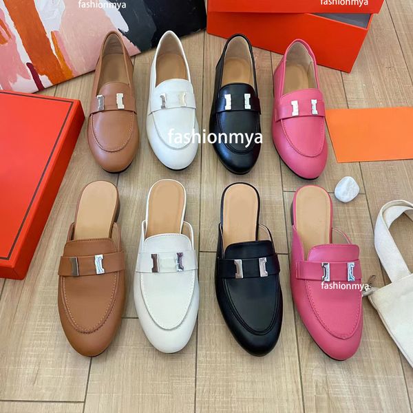 

designer shoe paris loafers women shoes fashion luxury goatskin loafers low cut slip-on casual round loafers shoes 35-42, Black