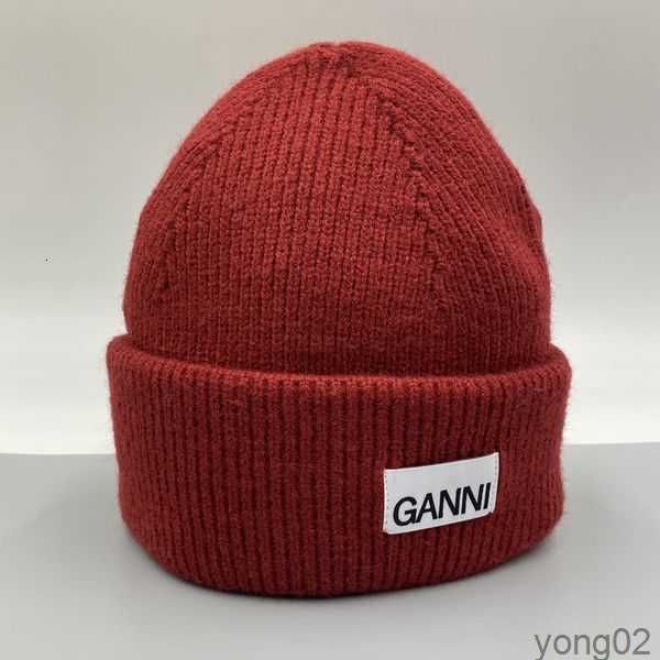 

designer new womens mens berets gannis three fold male female couples fashion brand knitted hat thickened warm beanie winter hatf3ei, Blue;gray