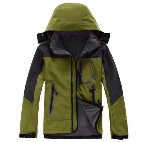 

2018 mens north denali fleece apex bionic jackets outdoor windproof waterproof casual softshell warm face coats ladies6459178, Black