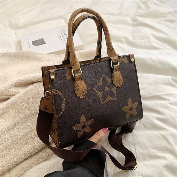 

women's tote old flower net red large capacity versatile bag wide shoulder band tide 50% off outlet store