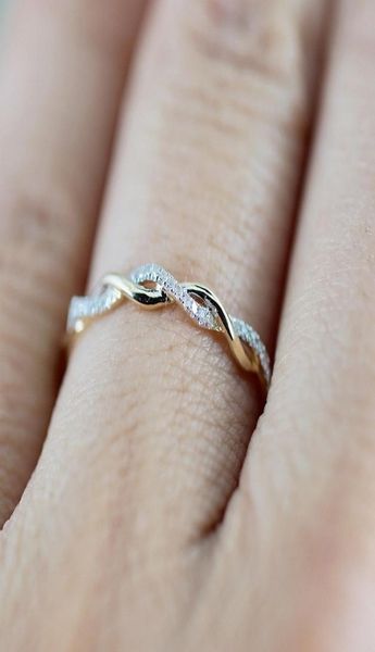 

fashion ring for women 006ctw round cut solid 14k gold anniversary stackable ring gemstone ring female wedding bands ab16611873743, Silver