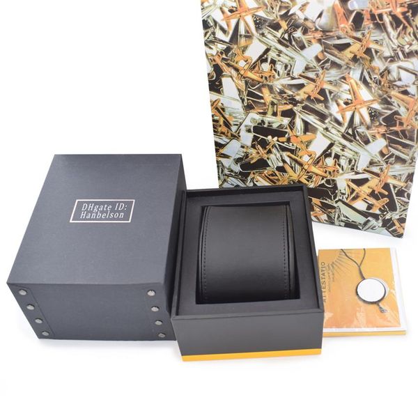 

1884 luxury mens watch boxes collection gift bag woman's watches box men wristwatch box233i, Black;blue