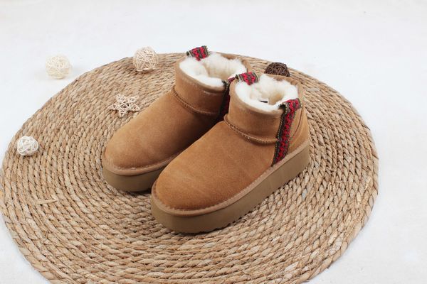 

boots designer womens australie winter ugglies slippers martens ug australian cowboy ugglies snow boots ultra mini platform bottes bottes sh, Black