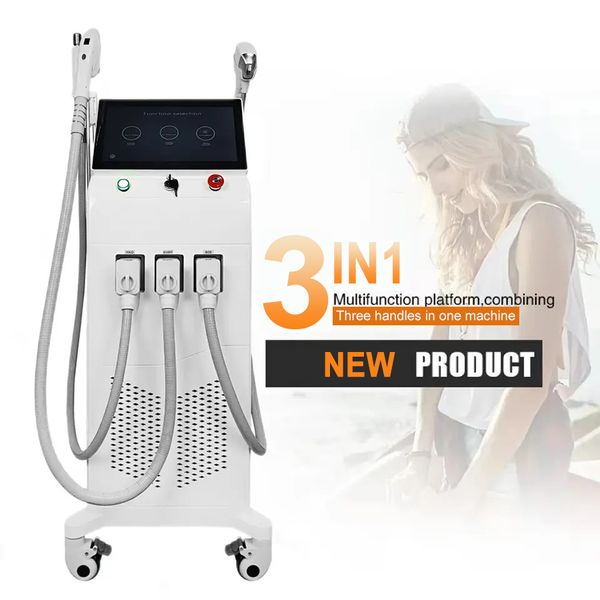 

808 ice platinum laser hair removal machine elight ipl hair reduction yag lazer tattoo remove acne treatment, Black