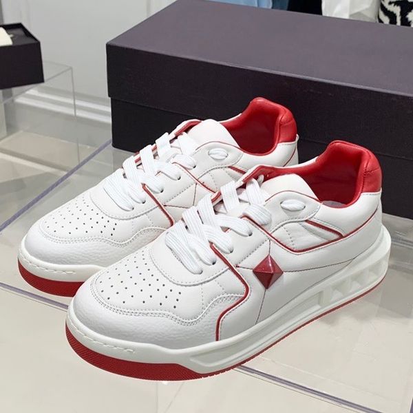 

new mens female casual shoes calfskin banded 7n sneaker white black blue grey designer sneaker luxury trainers low fashion men women sneaker