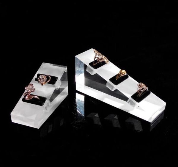 

acrylic jewelry ring display stand prop boutique counter shelf deskkiosk booth jewellery rings exhibition holder whole chi3722093, Black