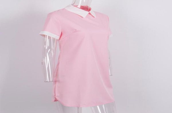 

casual dresses women summer short sleeve evening party shirt dress mini1740438, Black;gray