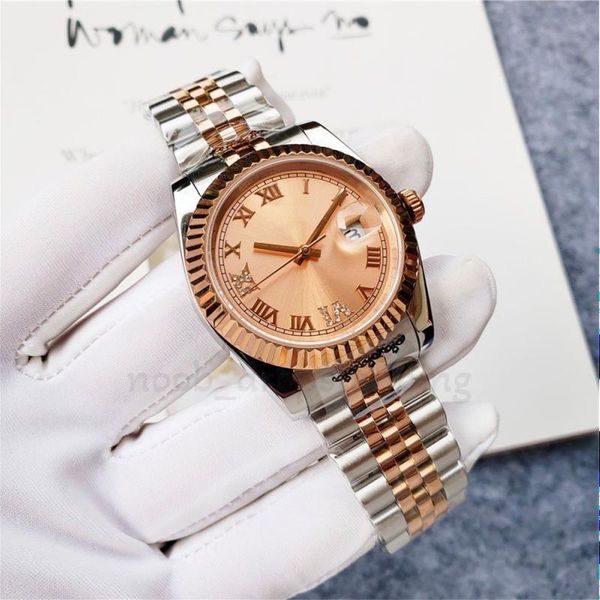 

waterproof dress diamonds 41/36mm with luxury quartz watches automatic 31mm/28mm watch accessories wristwatches mens box watch womens w jobi, Slivery;brown