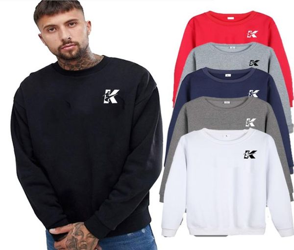 

men039s fashion casual sweatshirts spring and autumn letter printing trend round neck pullover sweater whole customization8627157, Black