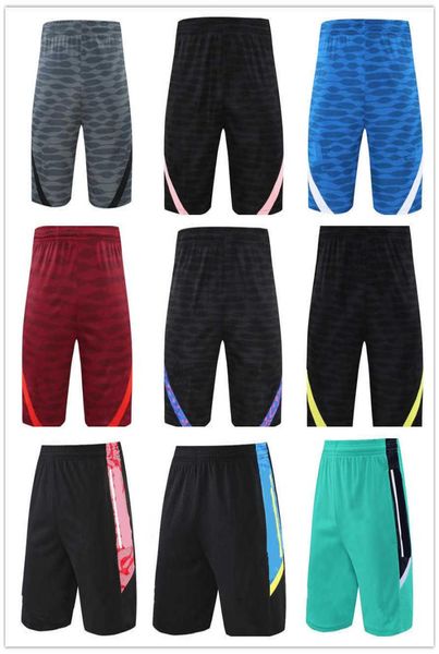 

2122 men039s tshirts soccer shorts 2022 football pants zipper pocket summer training pantalones cortos5090948, White;black