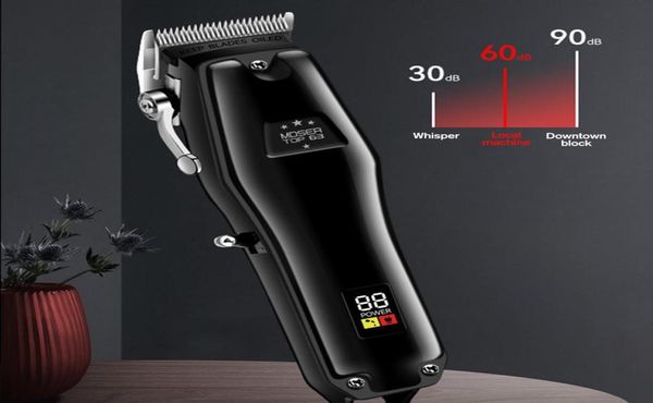 

km3 led lcd digital display usb rechargeable hair clipper292e4708091