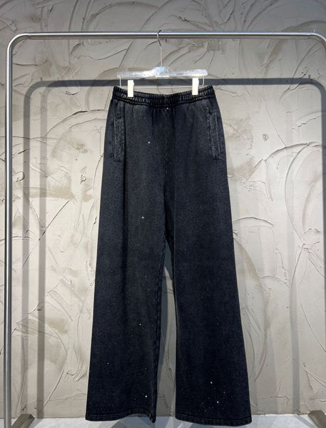 

men's plus size pants round neck embroidered and printed polar style summer wear with street pure cotton 34weg, Black;brown