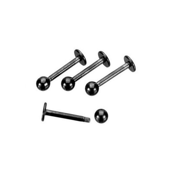 

lot 100pcs lip rings body piercing jewelry 316l stainless steel lip nails promotional4030379, Slivery;golden