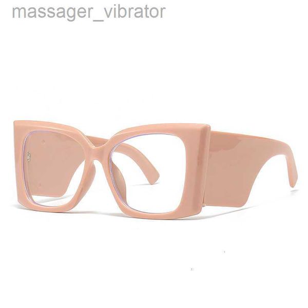 

ins high-end women's modern sunglasses style anti blue light versatile trend flat light mirror 1051 f1mc6 jo02, White;black
