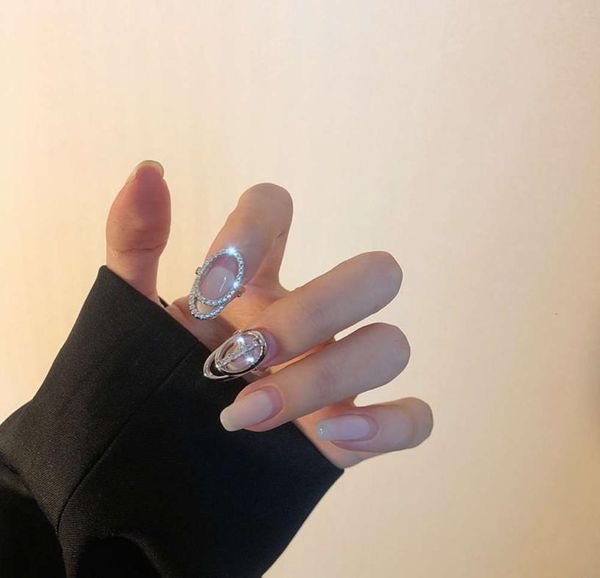 

ins cool wind high sense fingertip ring minority design nail female fashion personalized decoration3265725, Silver