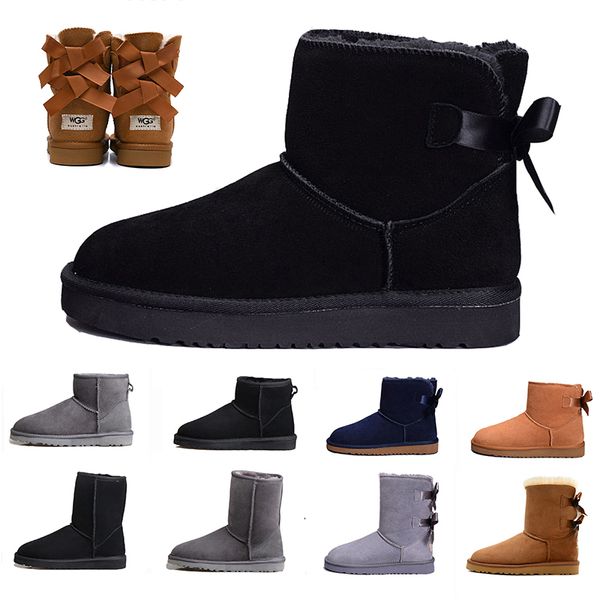 

over the keen women snow boots triple black chestnut purple navy grey fashion classic over the knee ankle short boot womens ladies keep warm