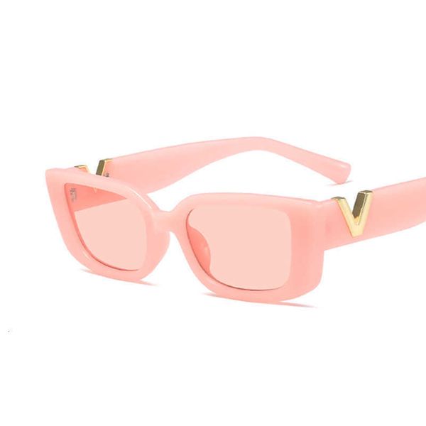 

new fashion metal v small box sunglasses show women's sunglasses personality trend sunglasses msap, White;black