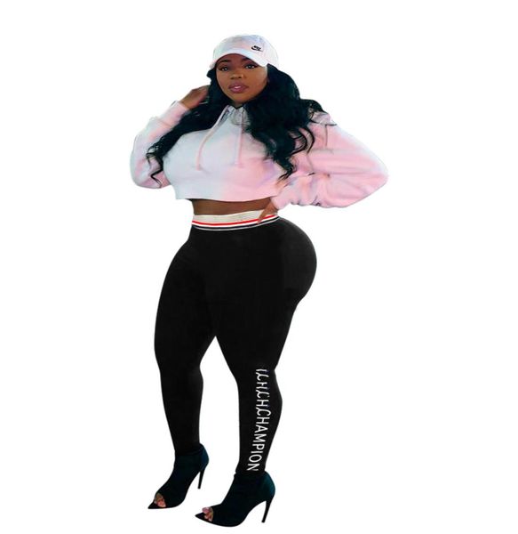 

3y149 designer women two piece set hoodie pantsuit outfits womens trousers pullover legging brand tracksuit set casual sports3286646, Black;white