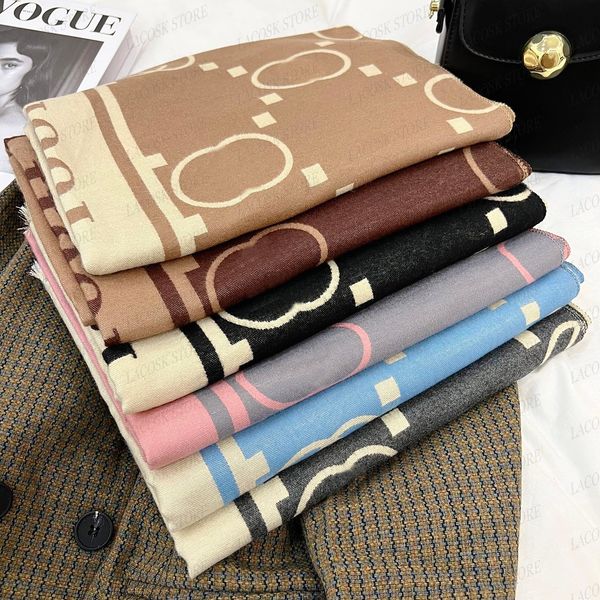 

designer winter scarfs men womens long shawls thick warm pashmina luxury two side style scarves 6 colors 65*180cm, Blue;gray