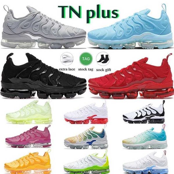 

tn plus running shoes men women black bubblegum yolk cherry cool grey neon olive pure platinum dark blue mens womens sports trainers sneaker