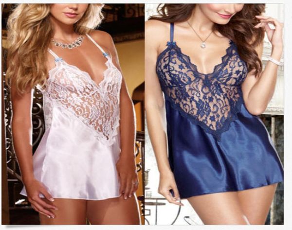 

plus size nightwear sxxl sleepwear nightievneck straps patchwork adjustable floral lace spaghetti nightdress women6162429, Black;red