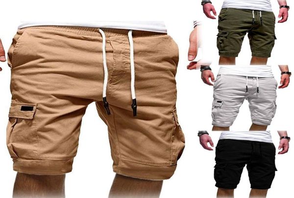 

men039s casual shorts gym jogging running training sports wear boxer beach pants9023146, White;black
