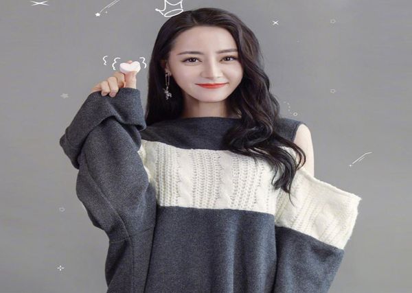 

you are my glory dilraba star same woolen sweater midlength womens cashmere bottoming shirt womens sweater1685342, White;black