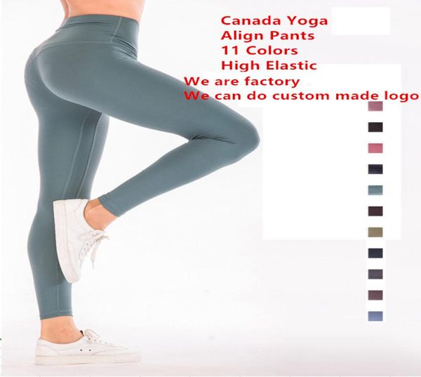 

12 colors align pants women a yoga brand designer leggings lady gym running joggings trousers fitness sports yoga leggings2971498, Black;white