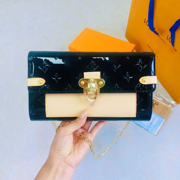 

designer handbag colorful printing flower envelope bag handheld envelope bag single shoulder oblique straddle small luis vitons bag pink
