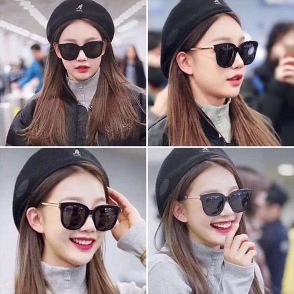 

sunglasses korean v brand fashioned big mens trendy ink, White;black