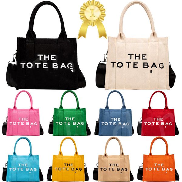 

marc designer the tote bag jocobs canvas shoulder bag women black large capacity shopping handbag leather handbags medium totes crossbody ja