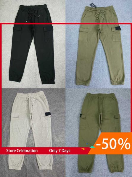

mens cargo pants toney brand designer stone four-color island streetwear overalls trousers youth fashion men spring autumn 625ess, Black