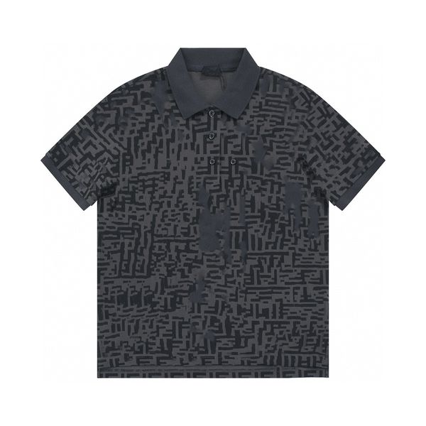 

1:1 oem factory black jersey fen designer mens polo shirt, White;black