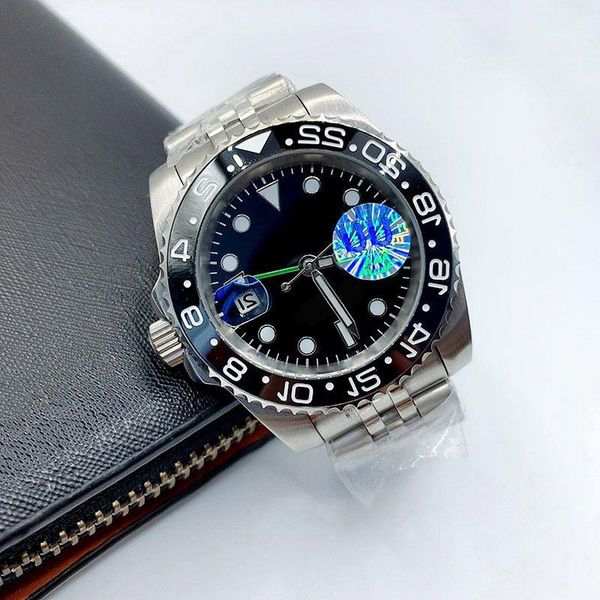 

wristwatch luminous 41mm master movement automatic mechanical watches glass balck/gold folding classic sapphire super watch waterproof qsqh, Slivery;brown