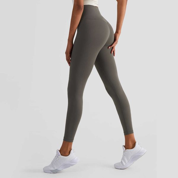 

yoga lu lu lemon leggings fiess female full length gym leggings workout running pants formfitting women pants running gry31
