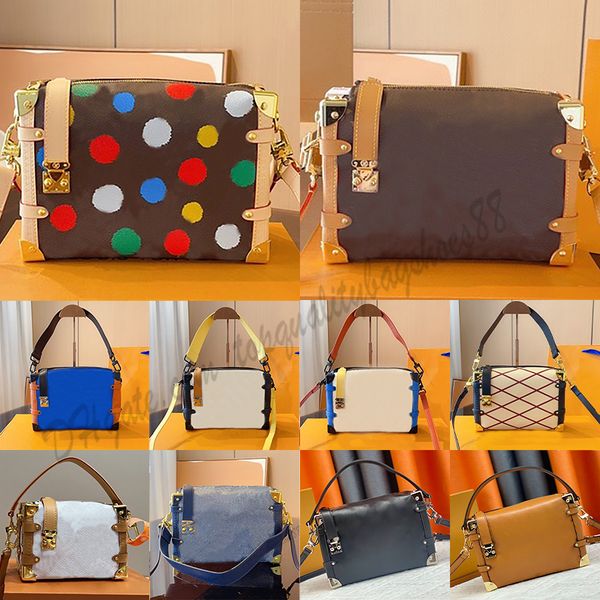 

side trunk bag handbag lady shoulders bag letter printing cross body bags totes luxury designer cosmetic bags & cases box bag clutch hobo pu