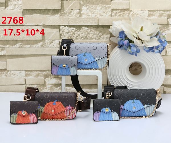 

designer handbag pochette felicie bag genuine leather shoulder handbag clutch tote messenger shopping purse