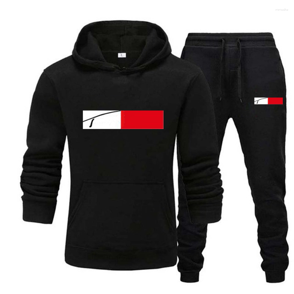 

men's tracksuits sell print warm tracksuit sweatshirt pant leisure male outdoor hoody sportswear two-piece826, Gray