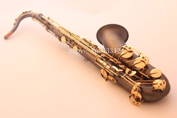 

france selm 54 b flat tenor saxophones tenors saxophone new bb musical instrument saxe golden process sax professional matte black
