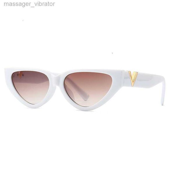 

small 923 new fashion show frame cat eye sunglasses women's tidal sunglasses 8uaq 4 kgm3, White;black