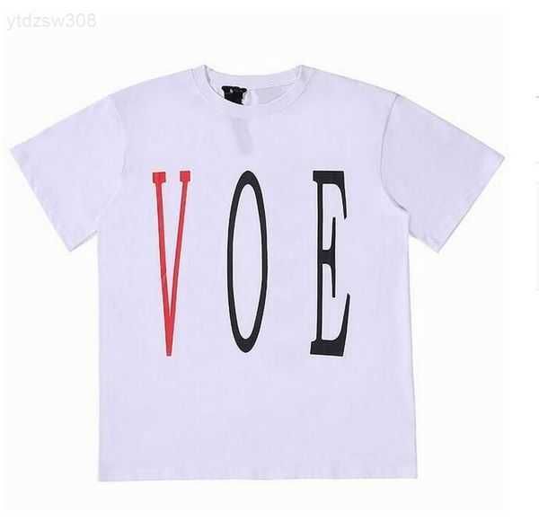 

vlones t shirt 2023 mens women designers t shirts loose tees fashion brands man s casual shirt luxurys clothing street polos shorts sleeve, White