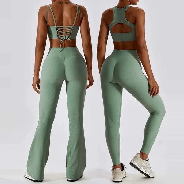 

outdoor sports high waist beauty back belly quick dry women's yoga set