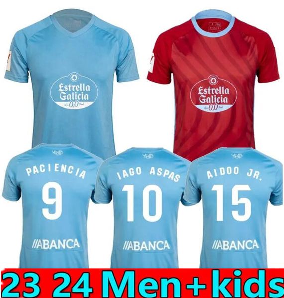 

2023 2024 rc celta de vigo soccer jerseys strand larsen bamba paciencia fran beltran iago aspas gabri veiga mingueza hugo mallo home away 23, Black;yellow